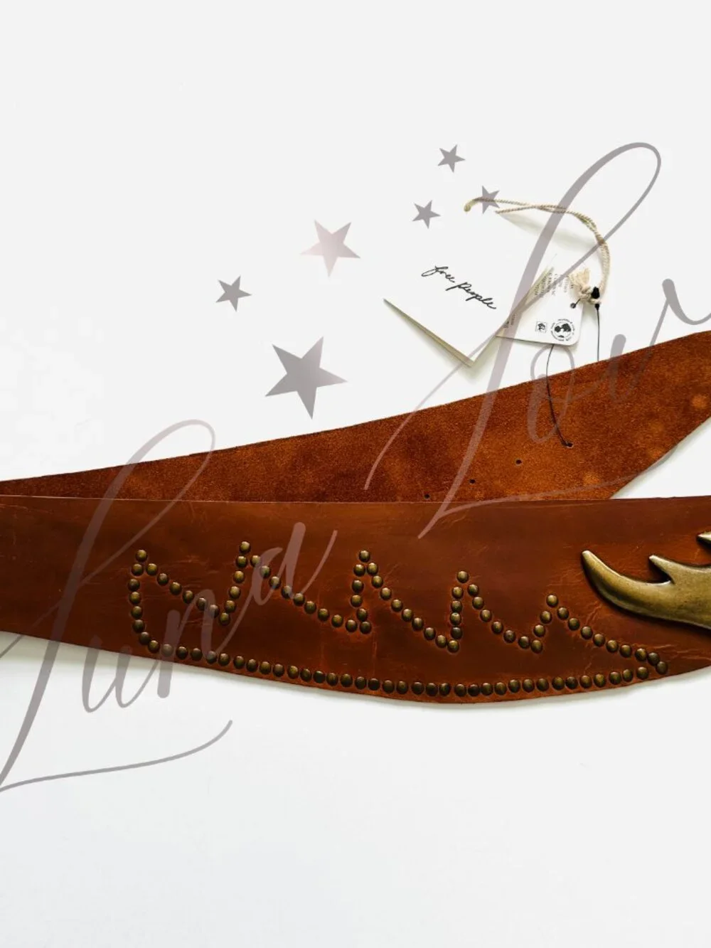 FREE PEOPLE Adorn Waist Belt In Brown (size XS/S) NWT